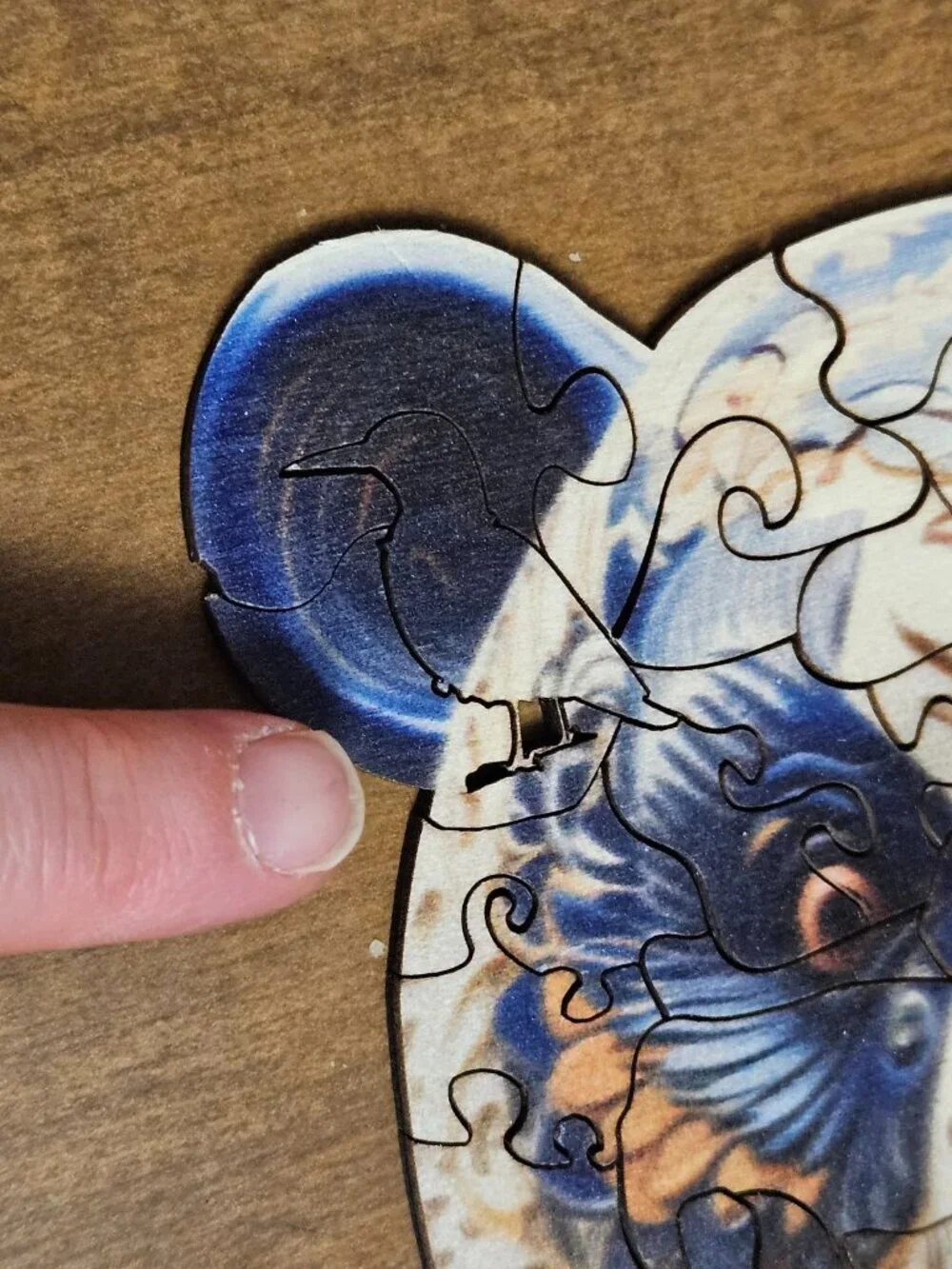 Panda Bear Wooden Jigsaw Puzzle 150+ Unique Pieces Animal Shapes READ